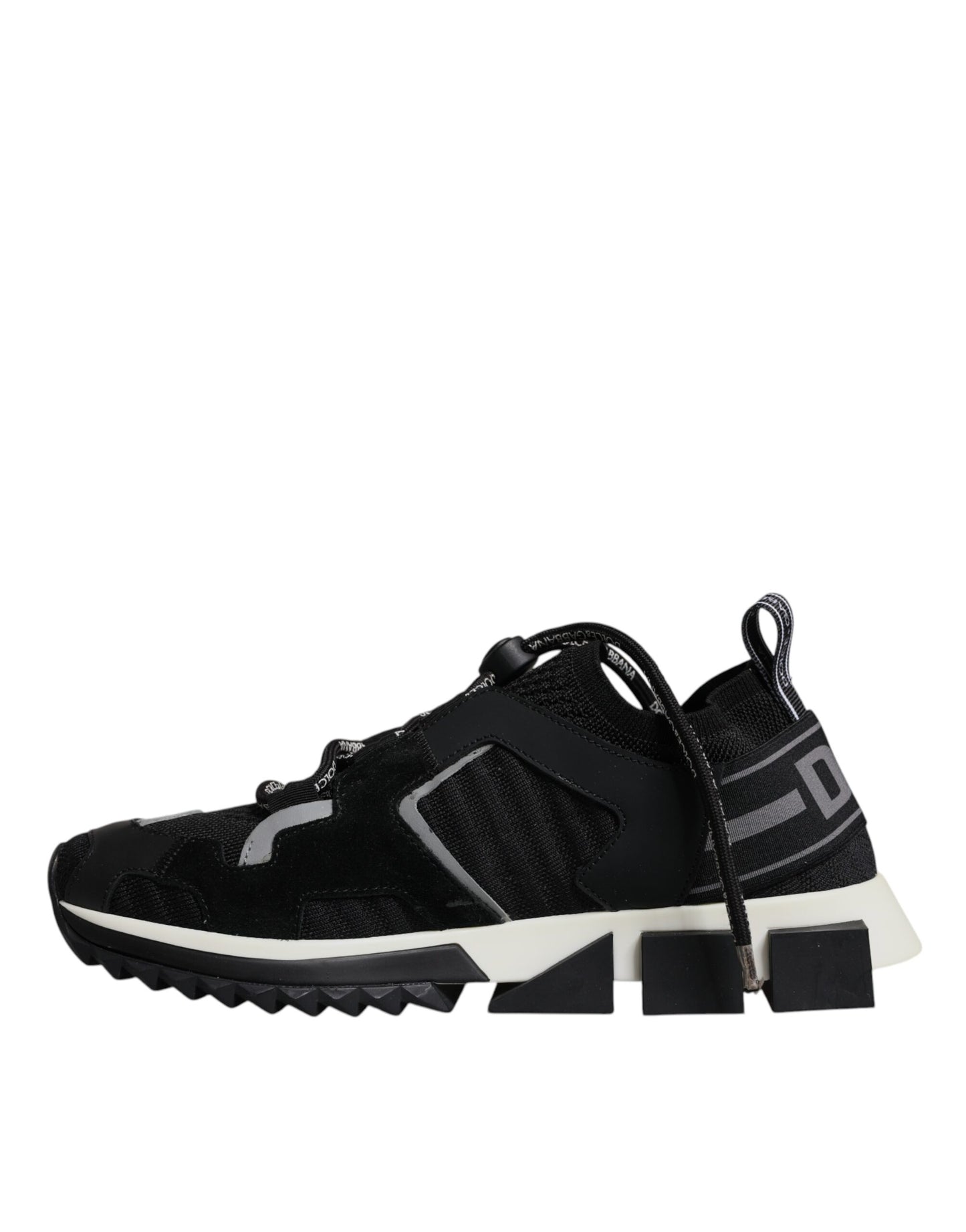 Dolce & Gabbana Schwarz Mesh Sorrento Trekking Turnschuhe Schuhe