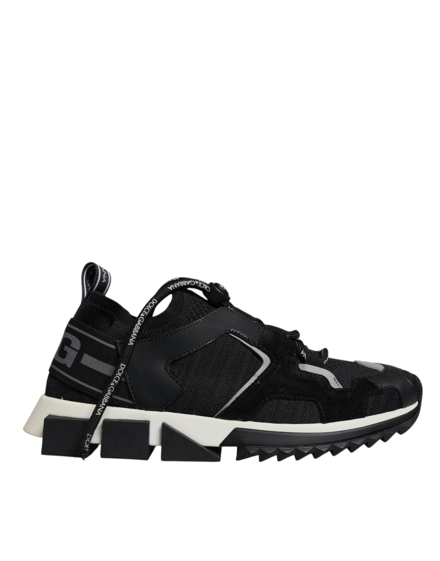 Dolce & Gabbana Schwarz Mesh Sorrento Trekking Turnschuhe Schuhe