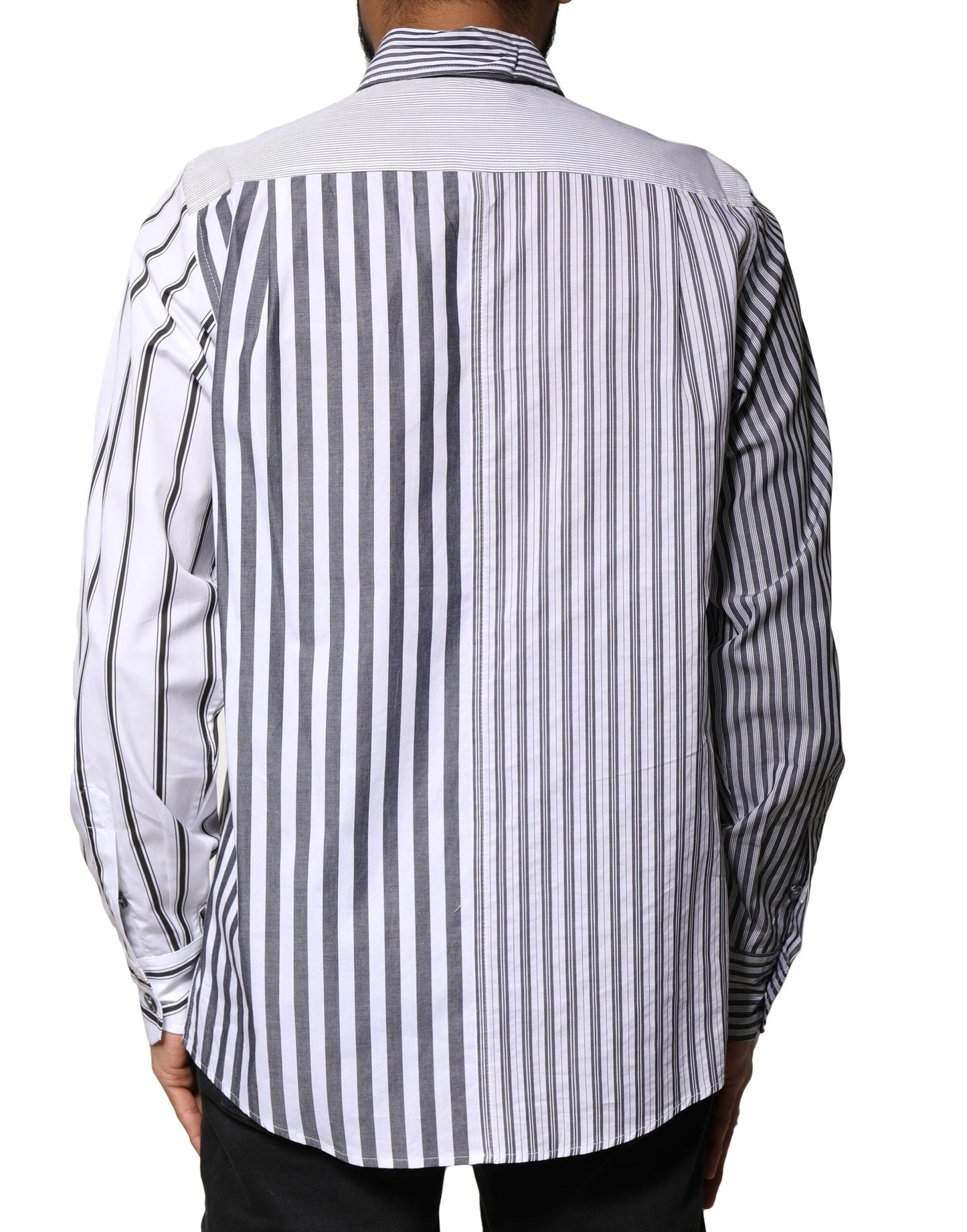 Dolce & Gabbana Mehrfarbig gestreiftes Button Down Freizeithemd