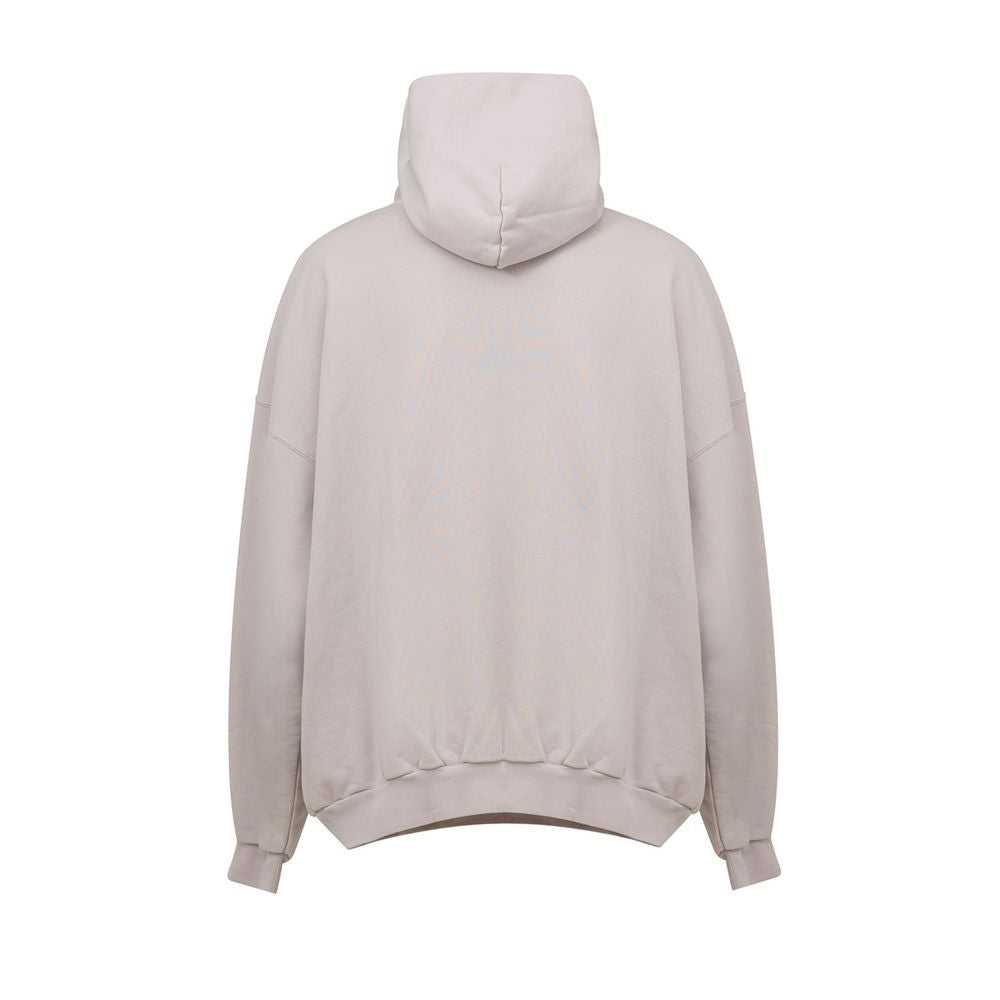 Balenciaga Grauer Baumwoll-Kapuzenpulli