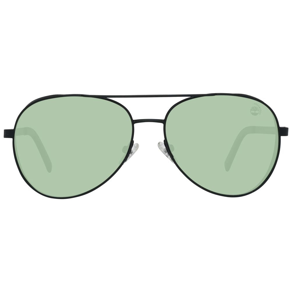 Timberland Schwarze Metall-Sonnenbrille