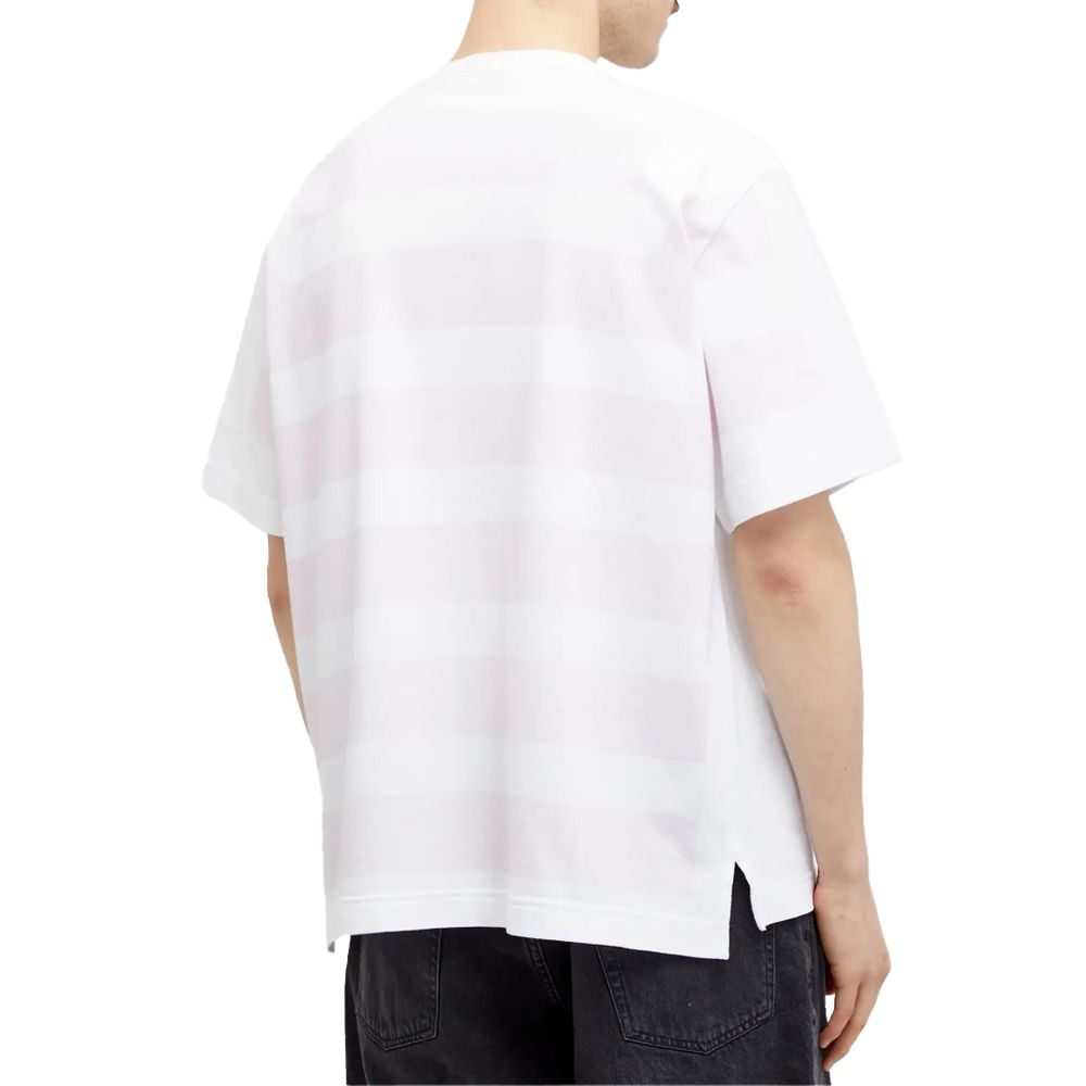 Stone Island T-Shirt aus weißer Baumwolle