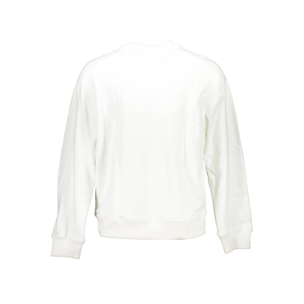 Calvin Klein Weißes Unisex-Sweatshirt aus Baumwolle
