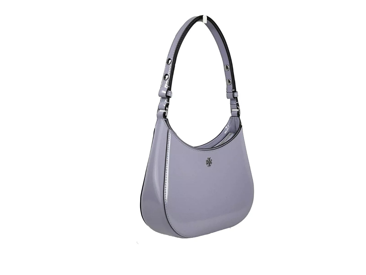 Tory Burch Patent Emerson Kleine Umhängetasche Purse Violet