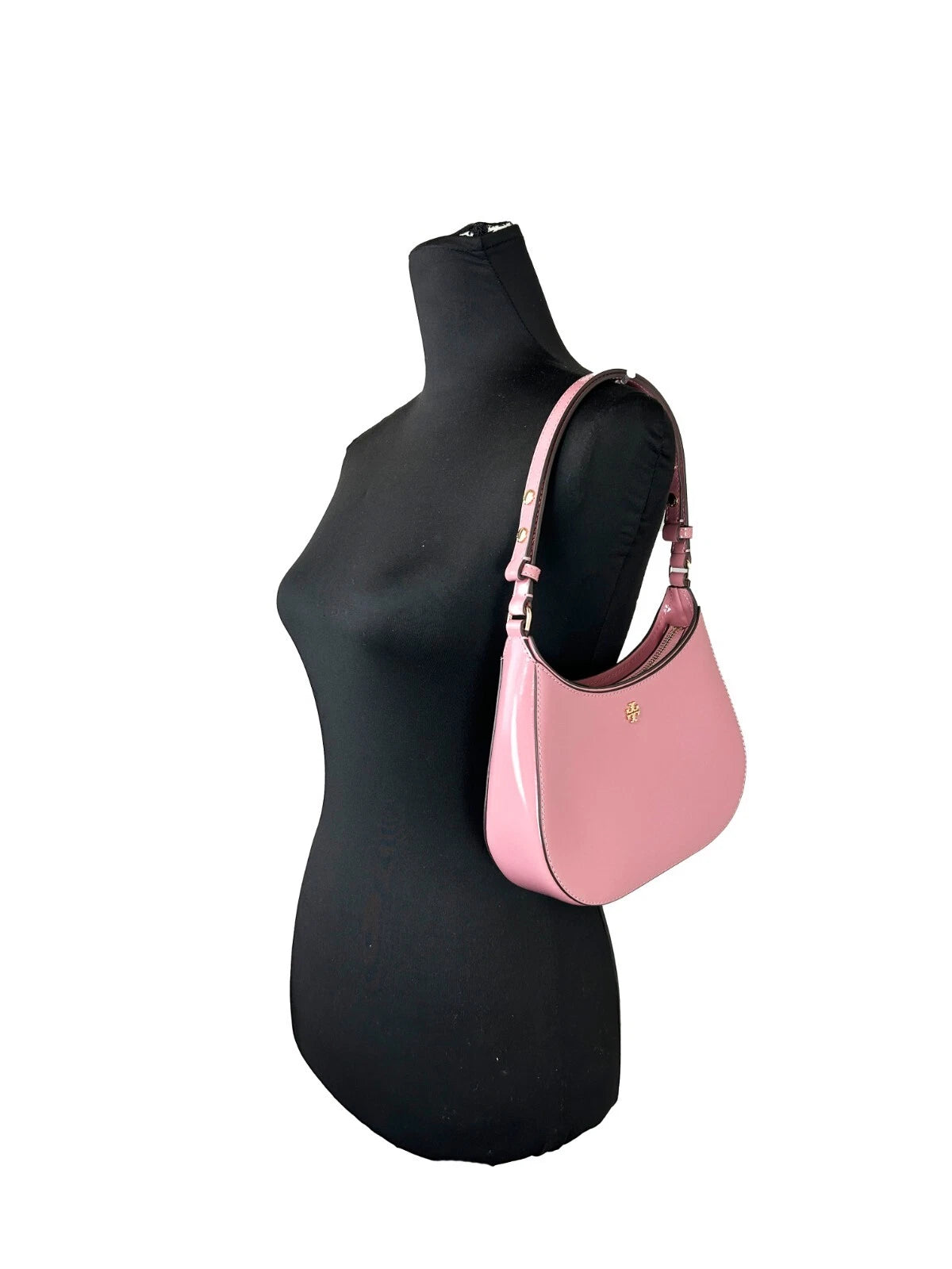 Tory Burch Patent Emerson Kleine Umhängetasche Geldbeutel Rosa
