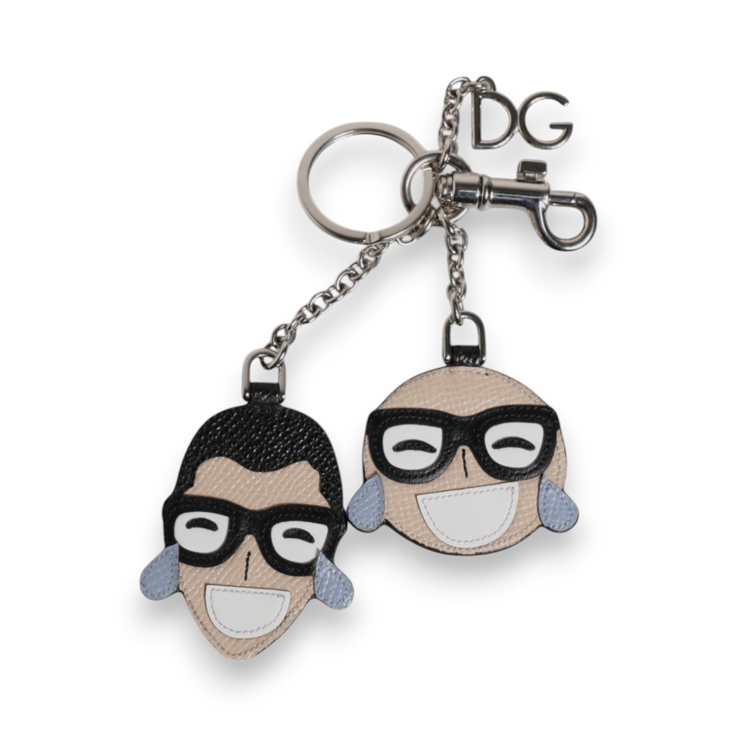 Dolce & Gabbana Multicolor #DGFAMILY Logo Badge Holder Schlüsselanhänger Schlüsselring