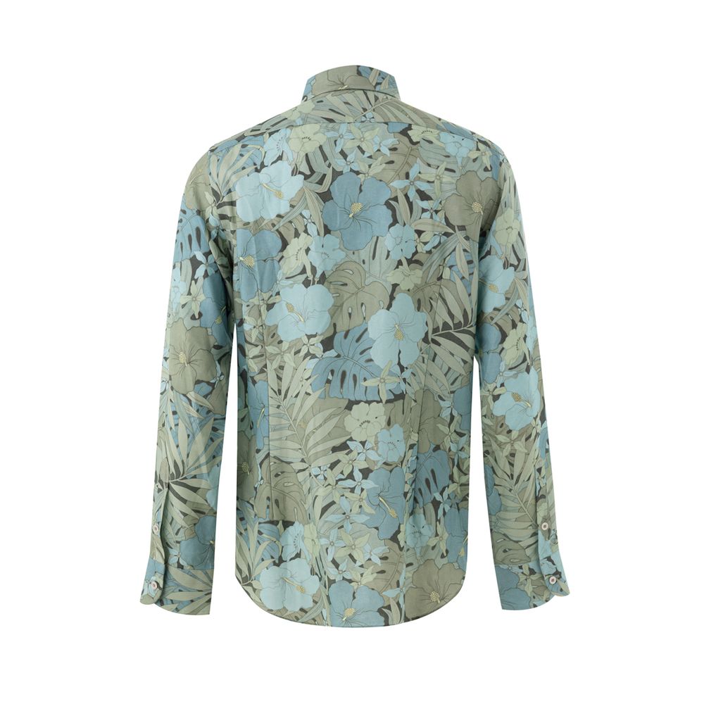 Tom Ford Blaues Lyocell-Hemd