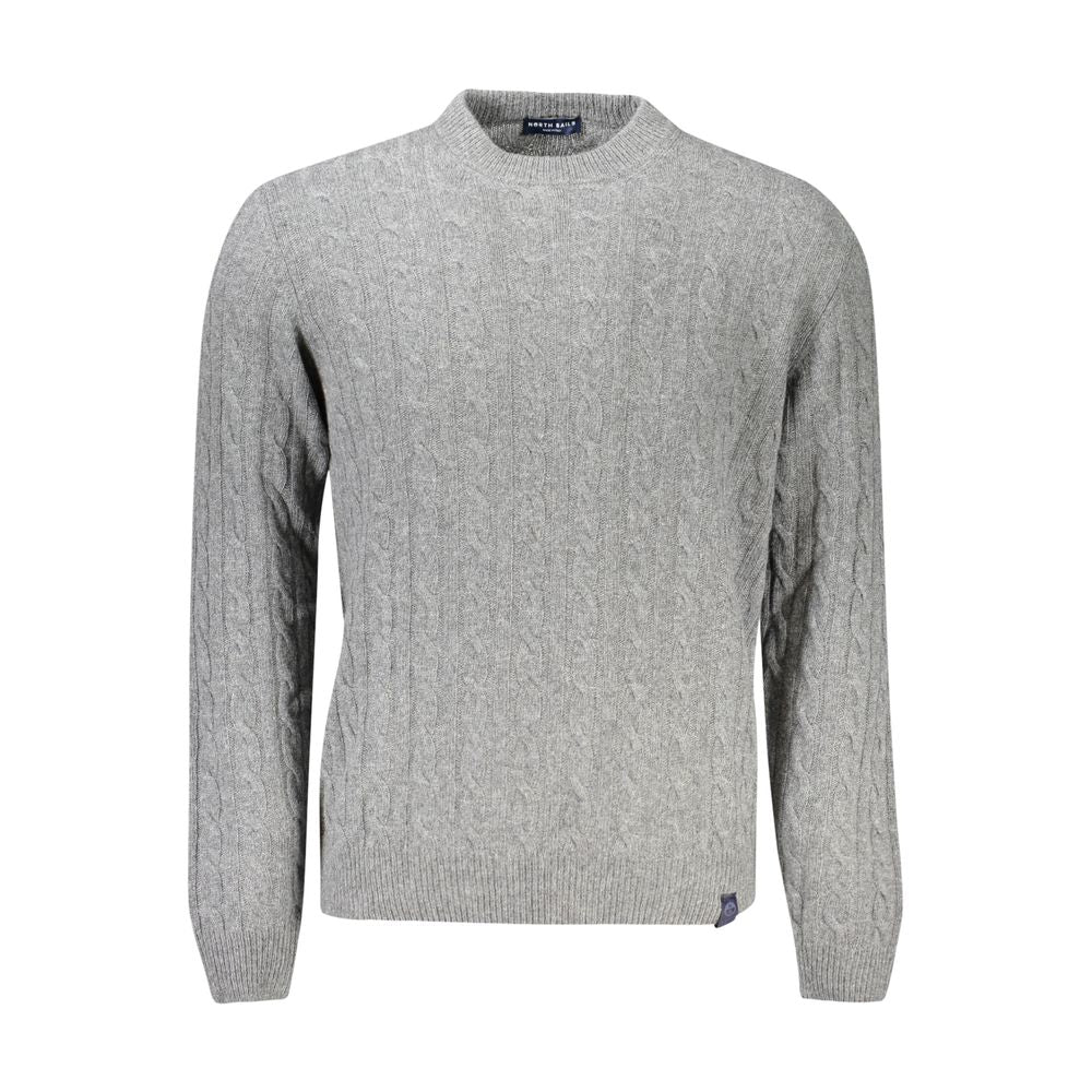 North Sails Grauer Pullover aus Wolle für Männer