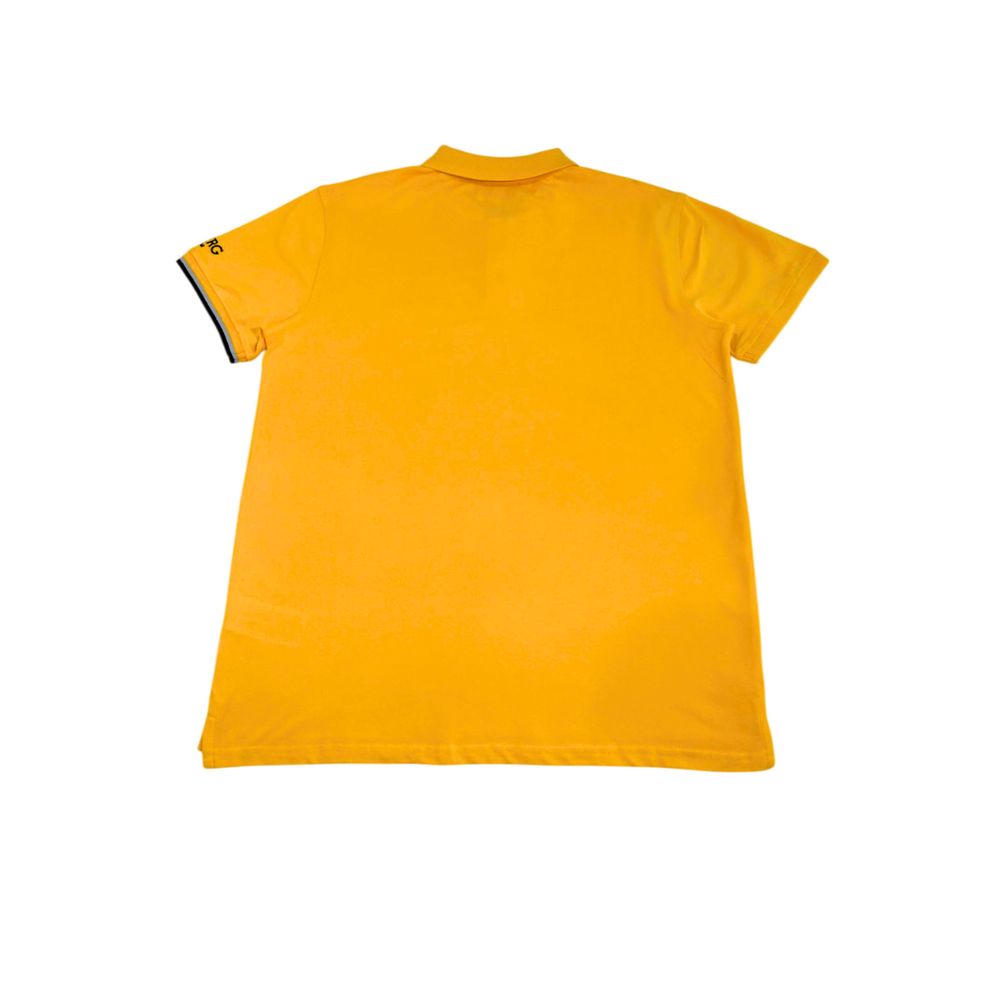 Iceberg Gelbes Baumwoll-Poloshirt für Männer