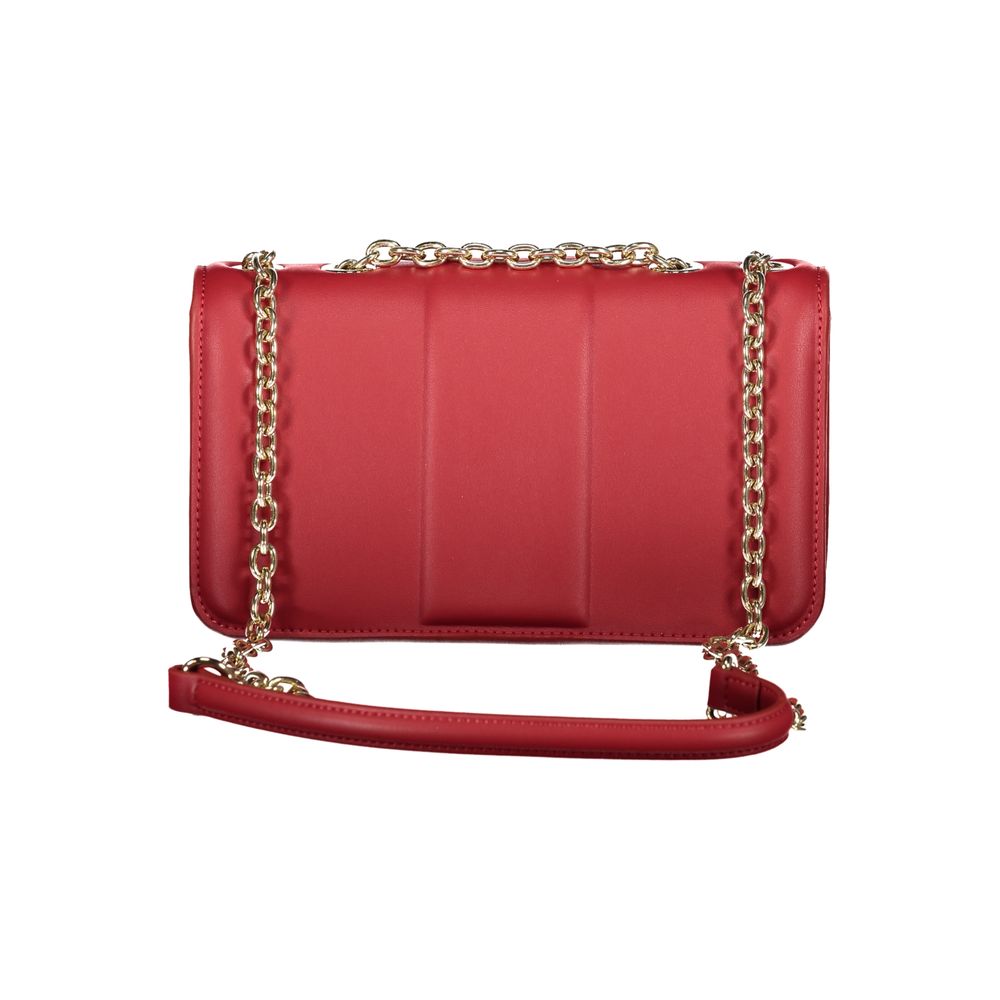 Mario Valentino Rote Polyethylen Frauen Handtasche