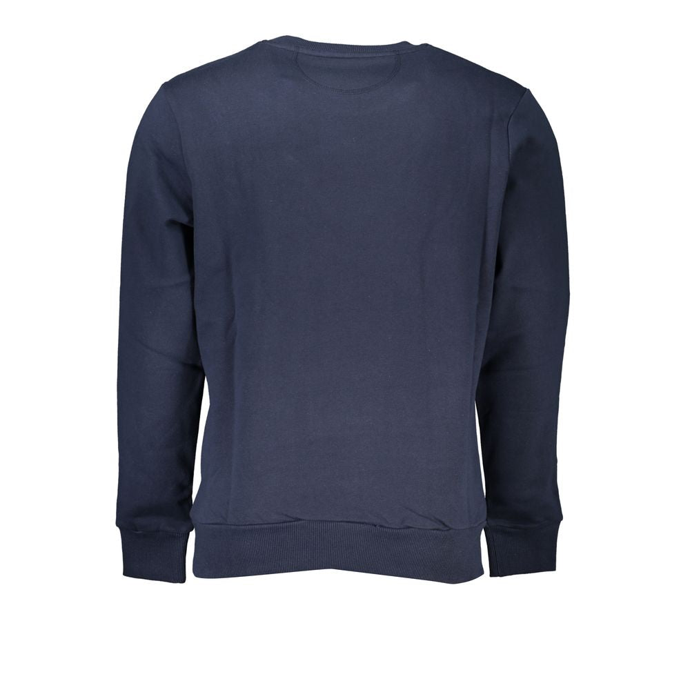 La Martina Blauer Baumwollpullover für Männer