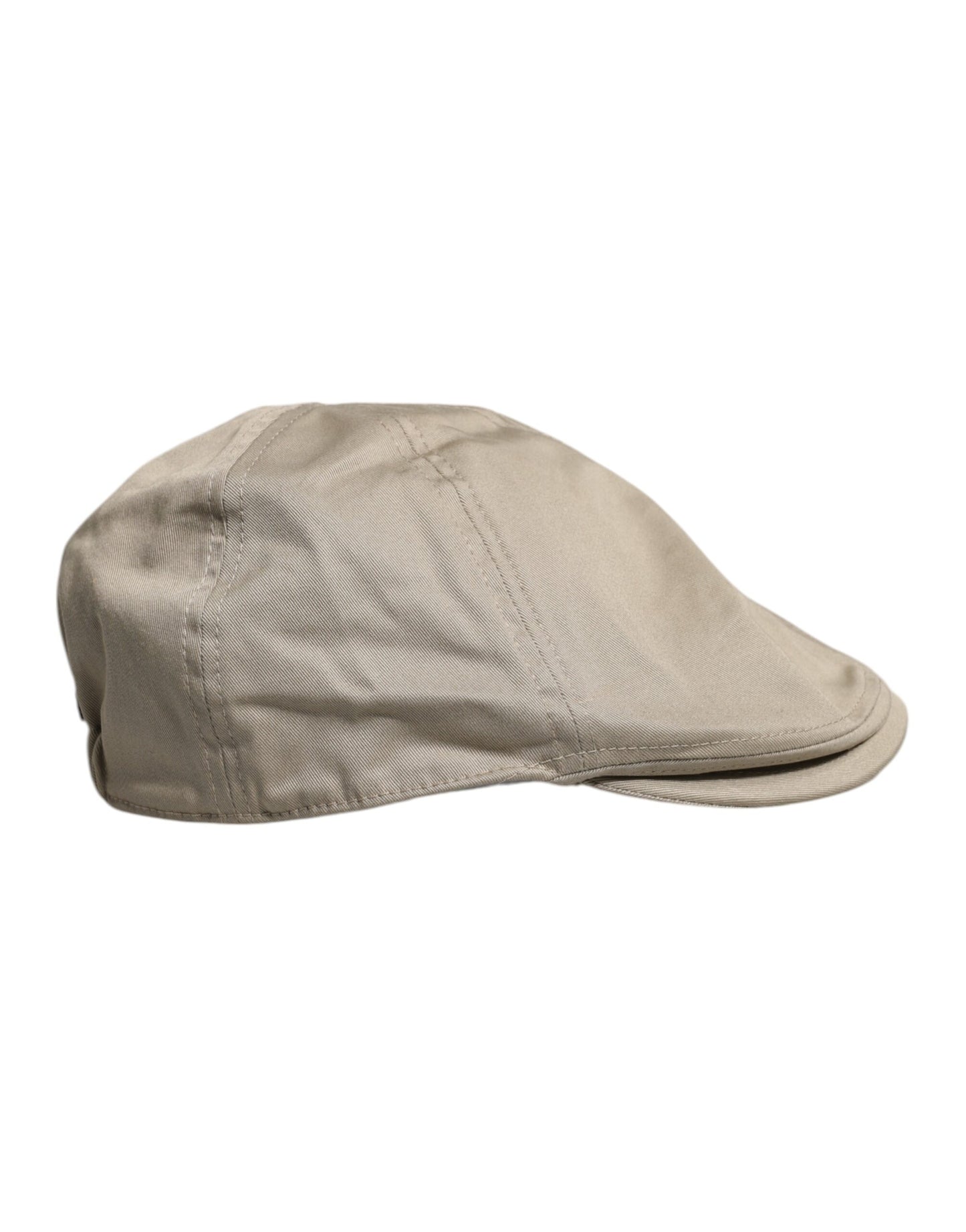 Dolce & Gabbana Beige Baumwolle Newsboy Capello Cabbie Hut
