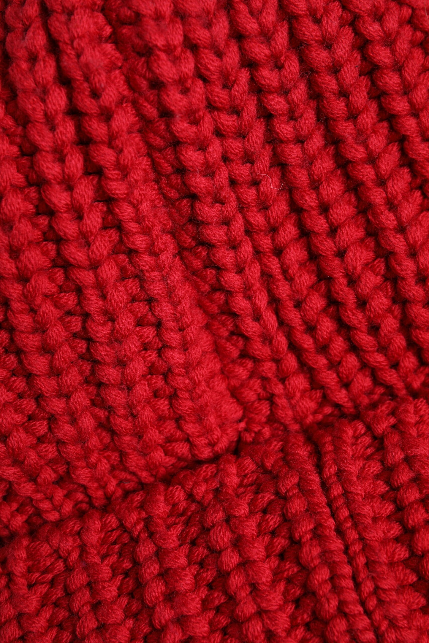 Dolce & Gabbana Rote solide Wolle gestrickt Winter Beanie Hut