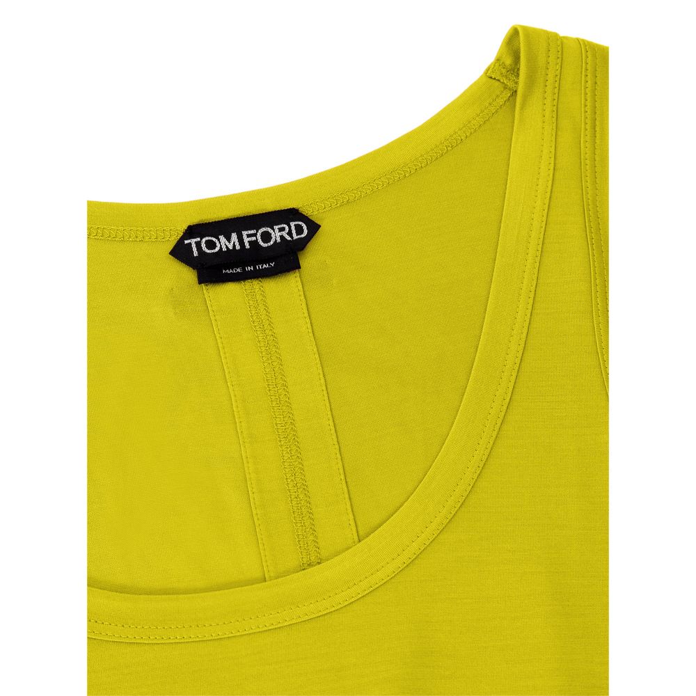 Tom Ford Gelbes Seidentank-Top
