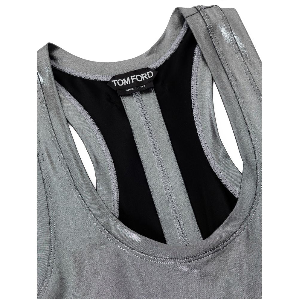 Tom Ford Graues Viskose-Top