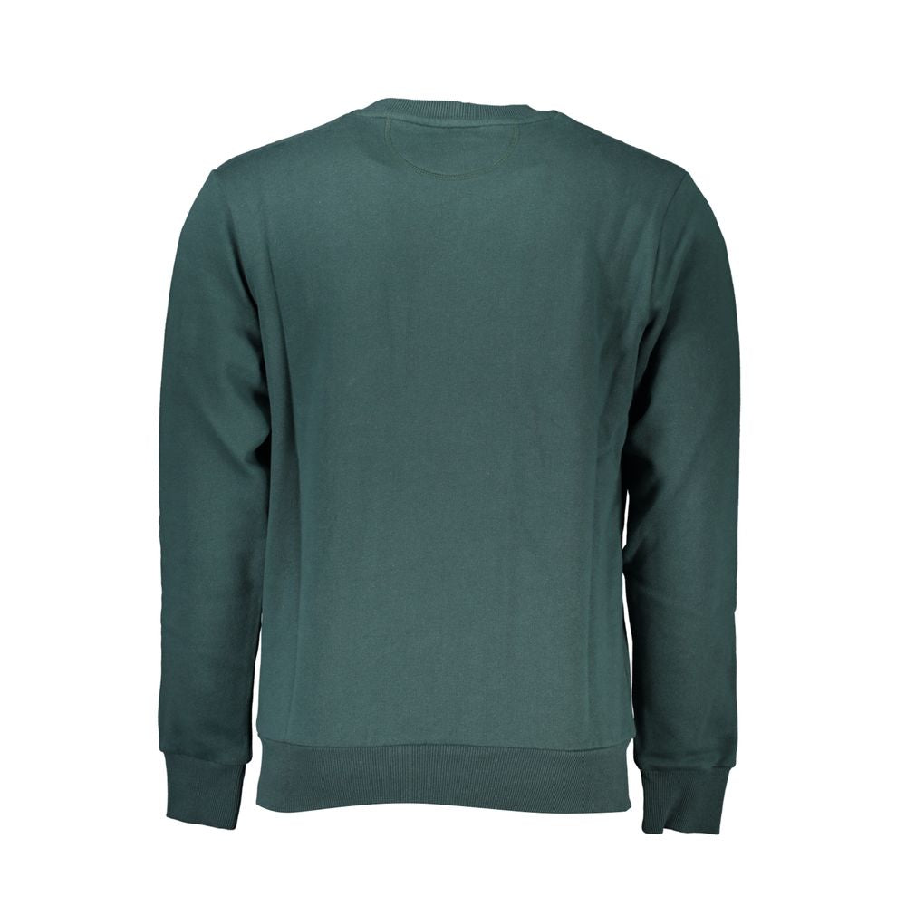 La Martina Grüner Baumwollpullover für Männer