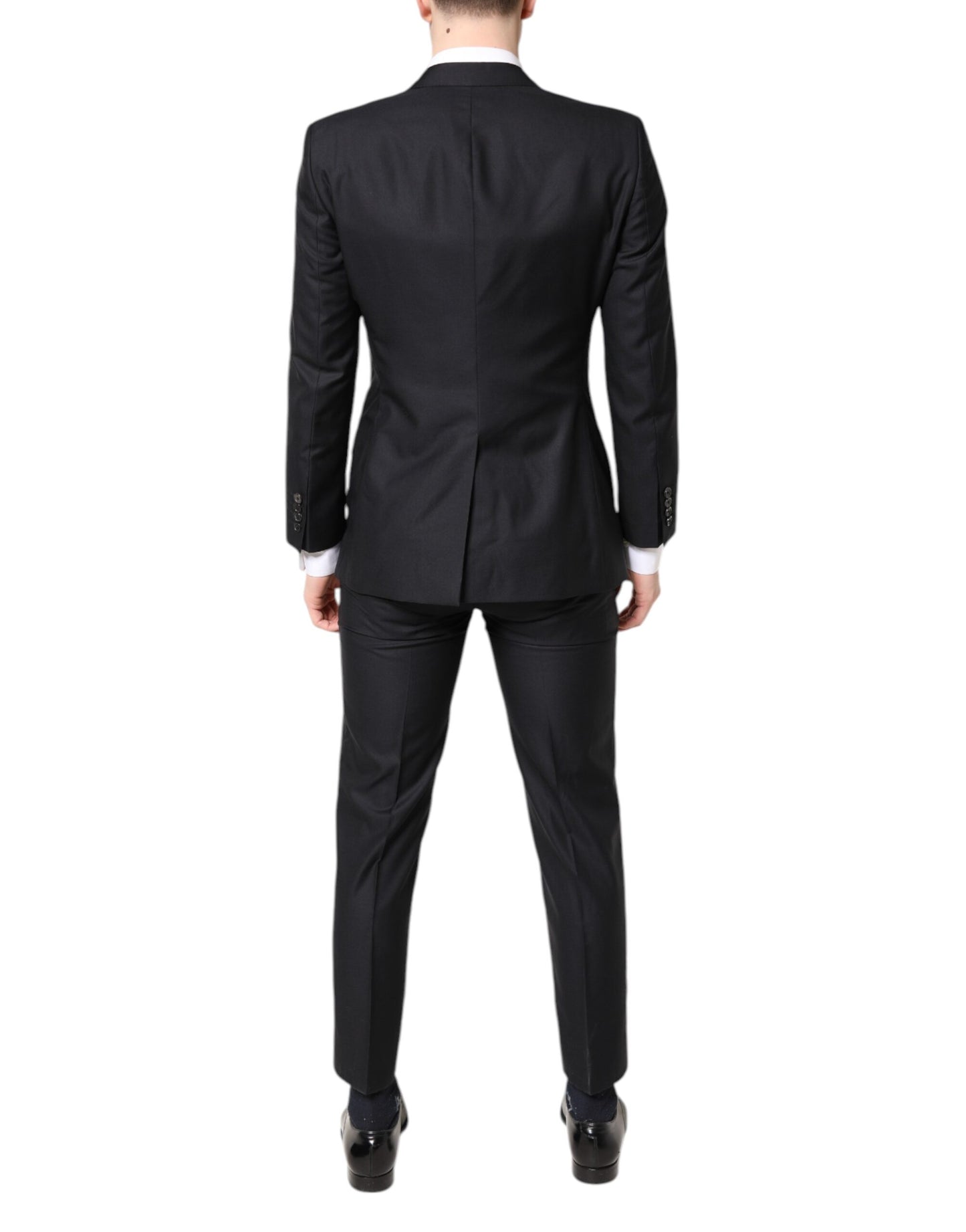 Dolce & Gabbana Blauer MARTINI Wolle Formal 3 Stück Anzug