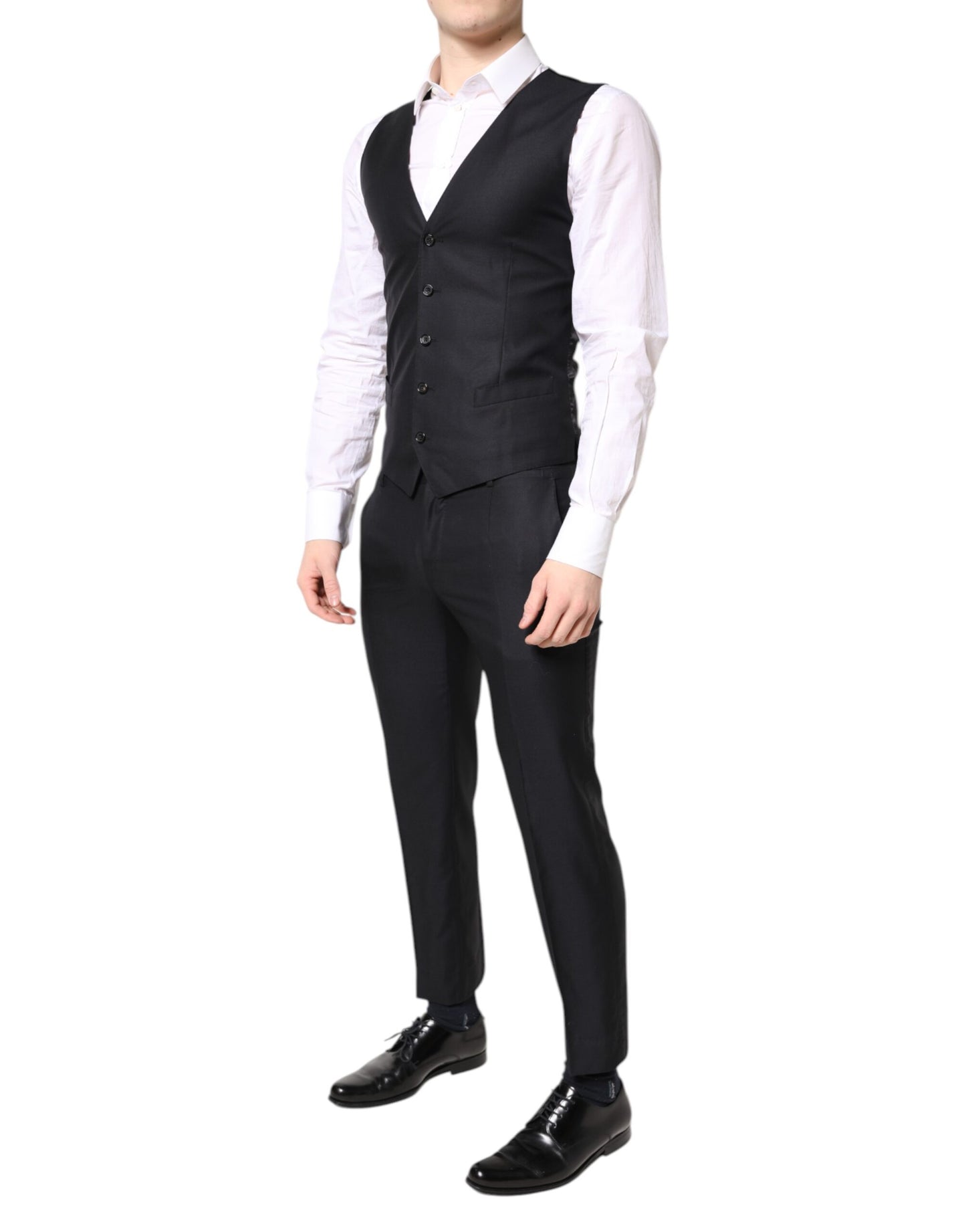 Dolce & Gabbana Blauer MARTINI Wolle Formal 3 Stück Anzug