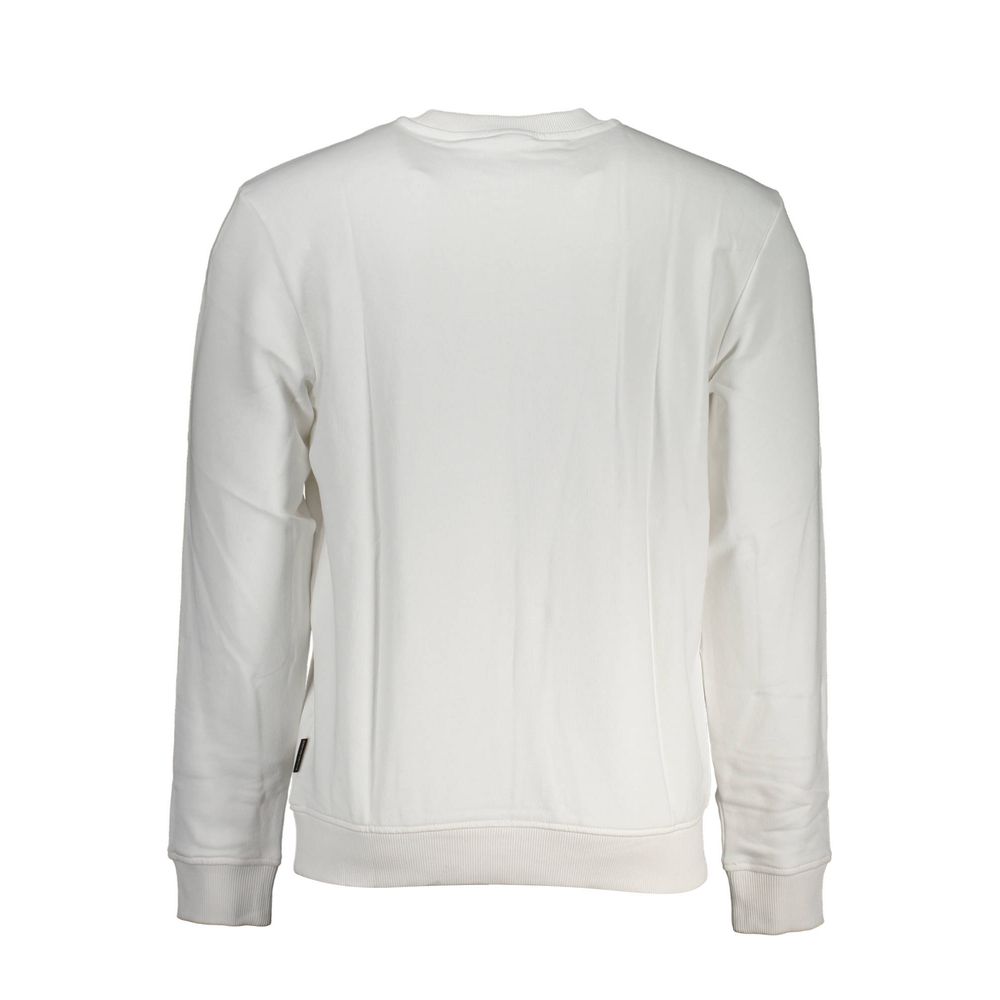 Napapijri Weißer Baumwollpullover für Männer