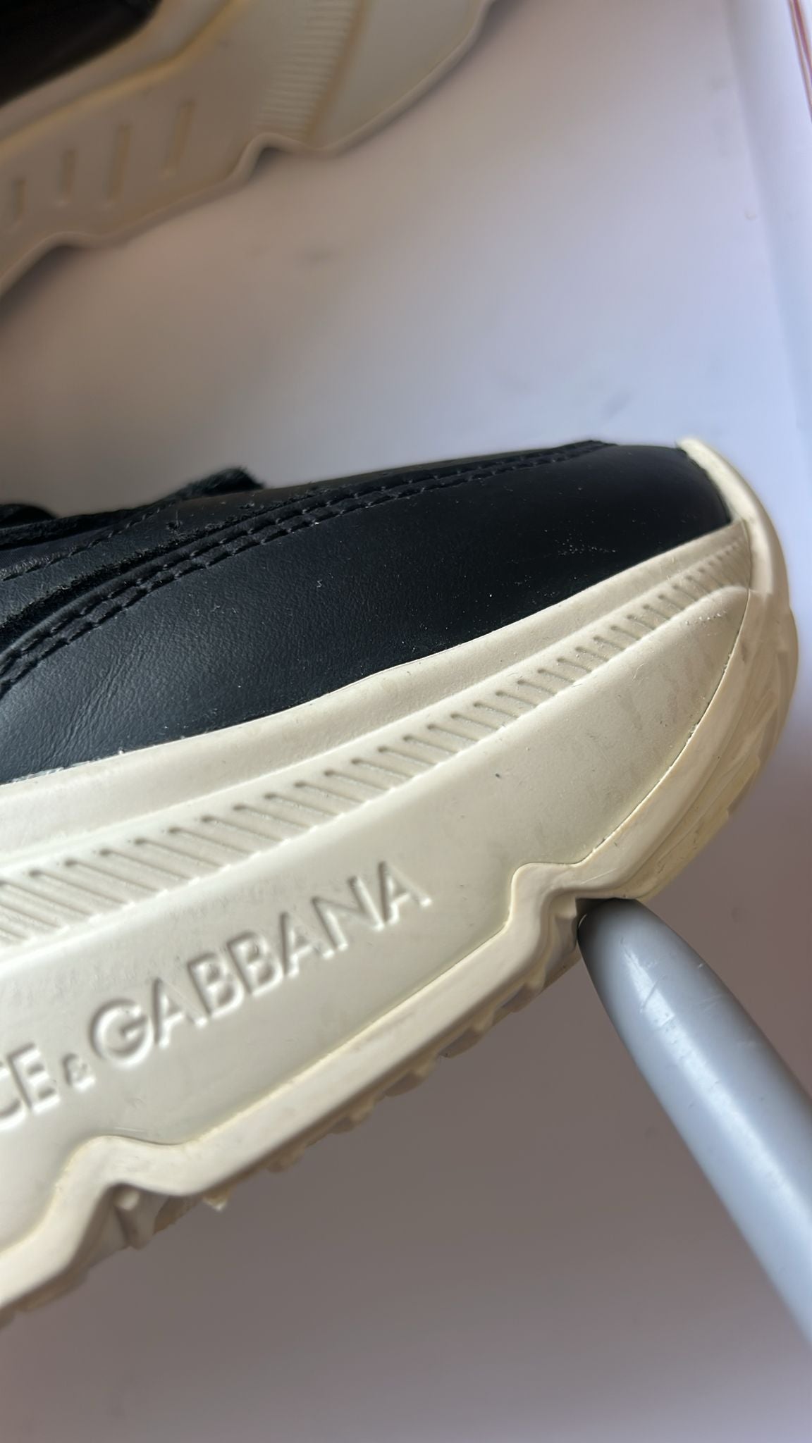 Dolce & Gabbana Schwarz Weiß Daymaster Low Top Turnschuhe Schuhe