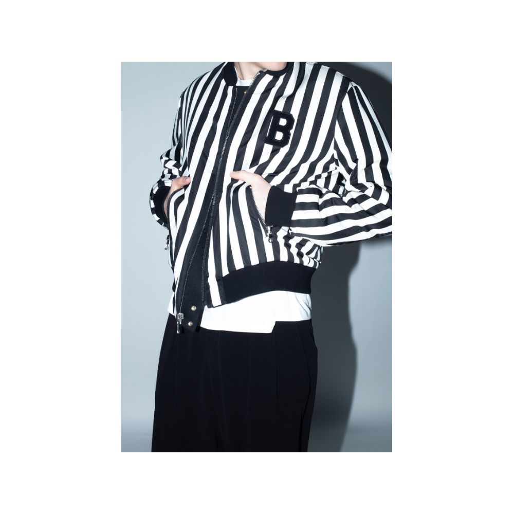 Balmain Schwarze Polyamid-Jacke
