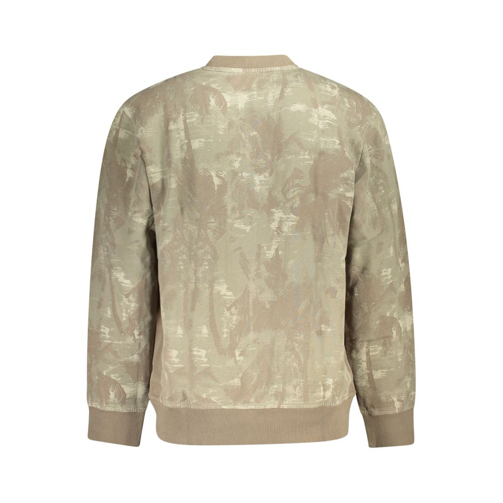 Hugo Boss Brauner Baumwollpullover für Männer