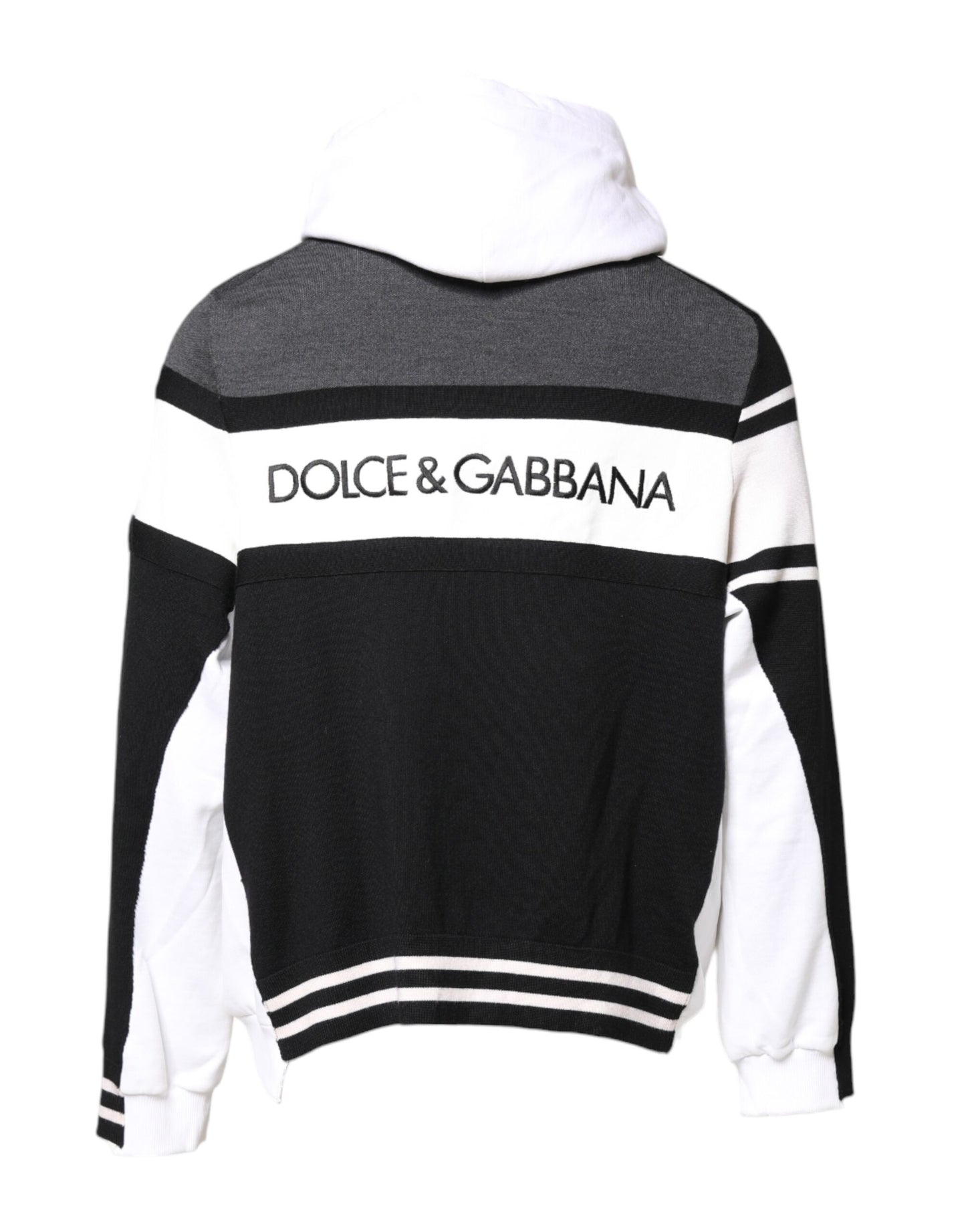 Dolce & Gabbana Multicolor Logo Pullover mit Kapuze
