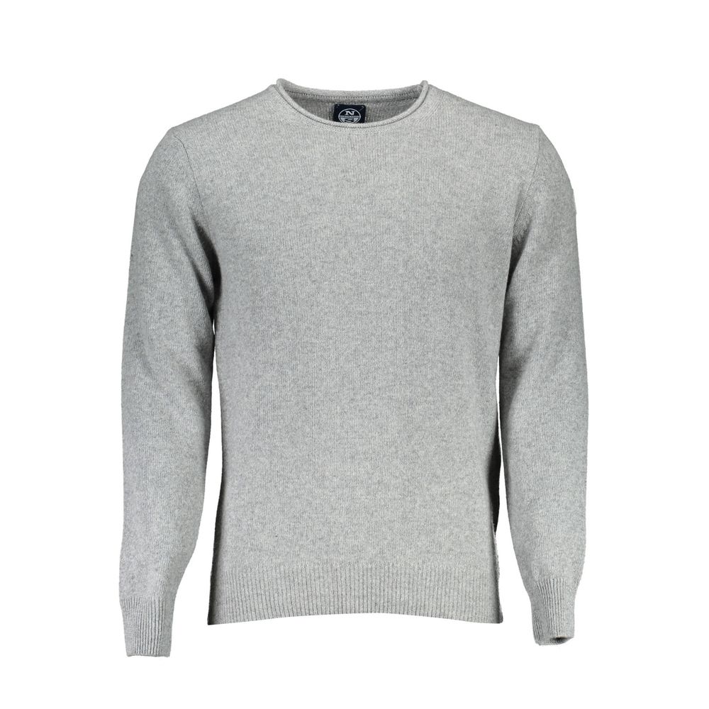 North Sails Grauer Pullover aus Wolle für Männer