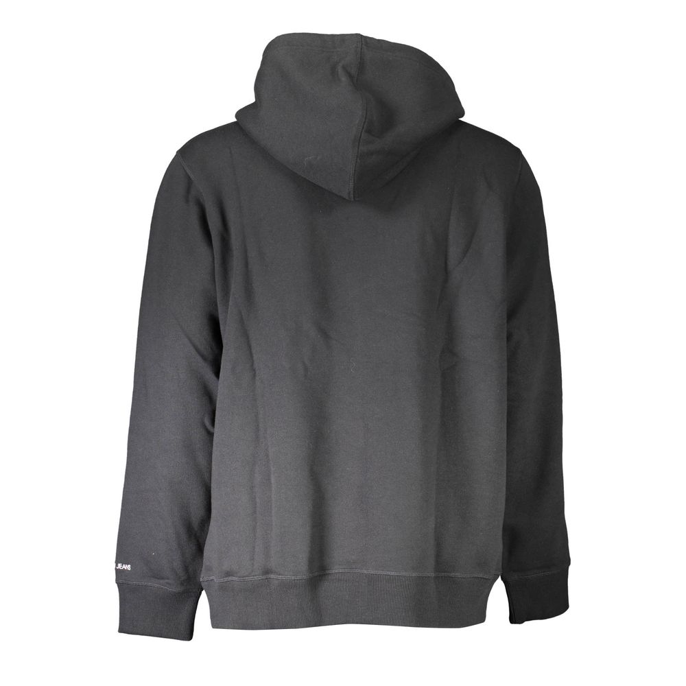 Calvin Klein Schwarzes Baumwoll-Unisex-Sweatshirt