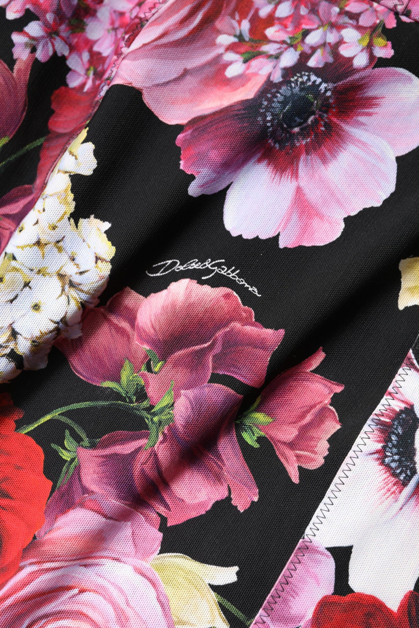 Dolce & Gabbana Multicolor Ortensia Patchwork Etuikleid