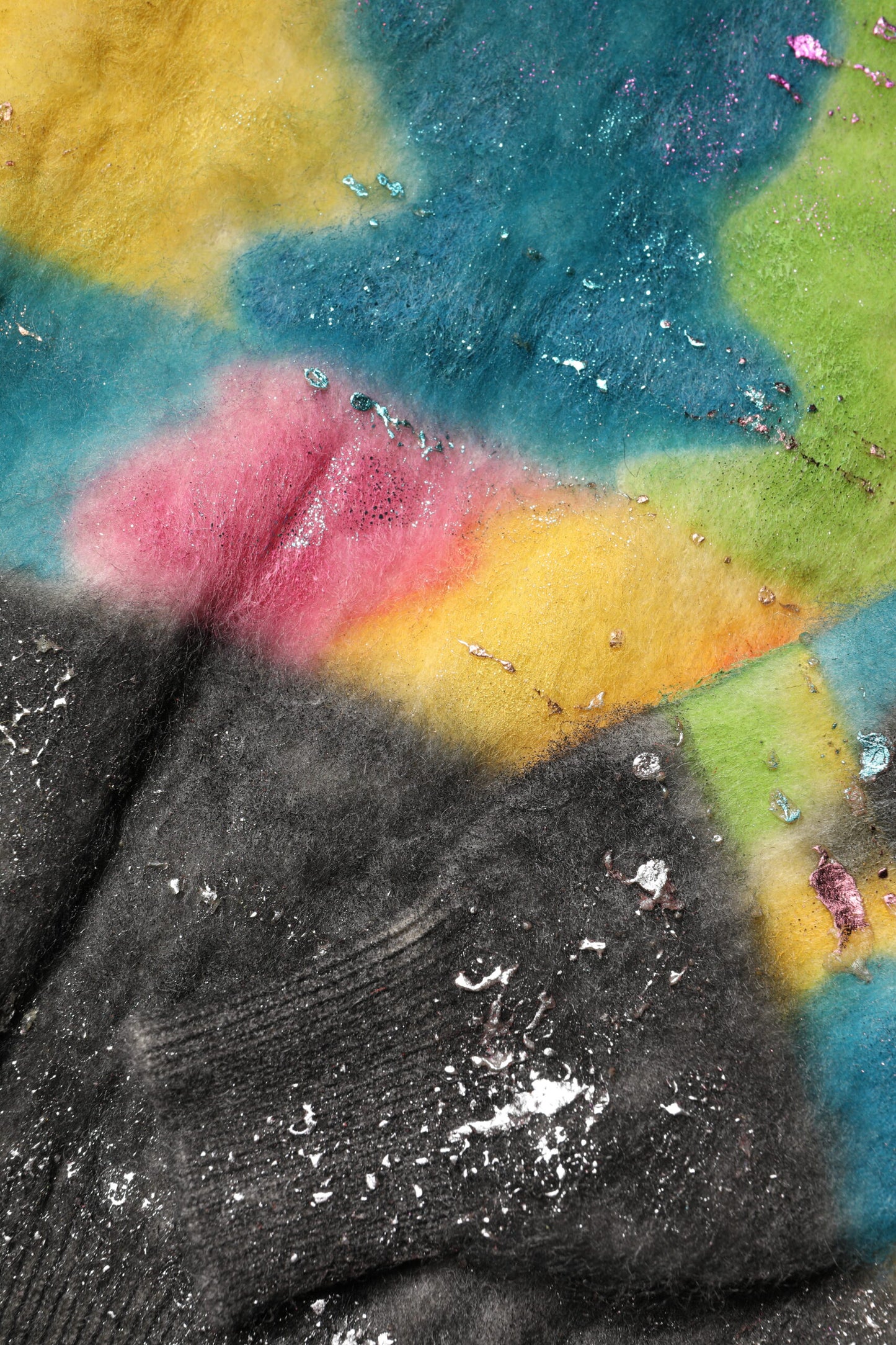 Dolce & Gabbana Multicolor Mohair Rollkragenpullover Pullover