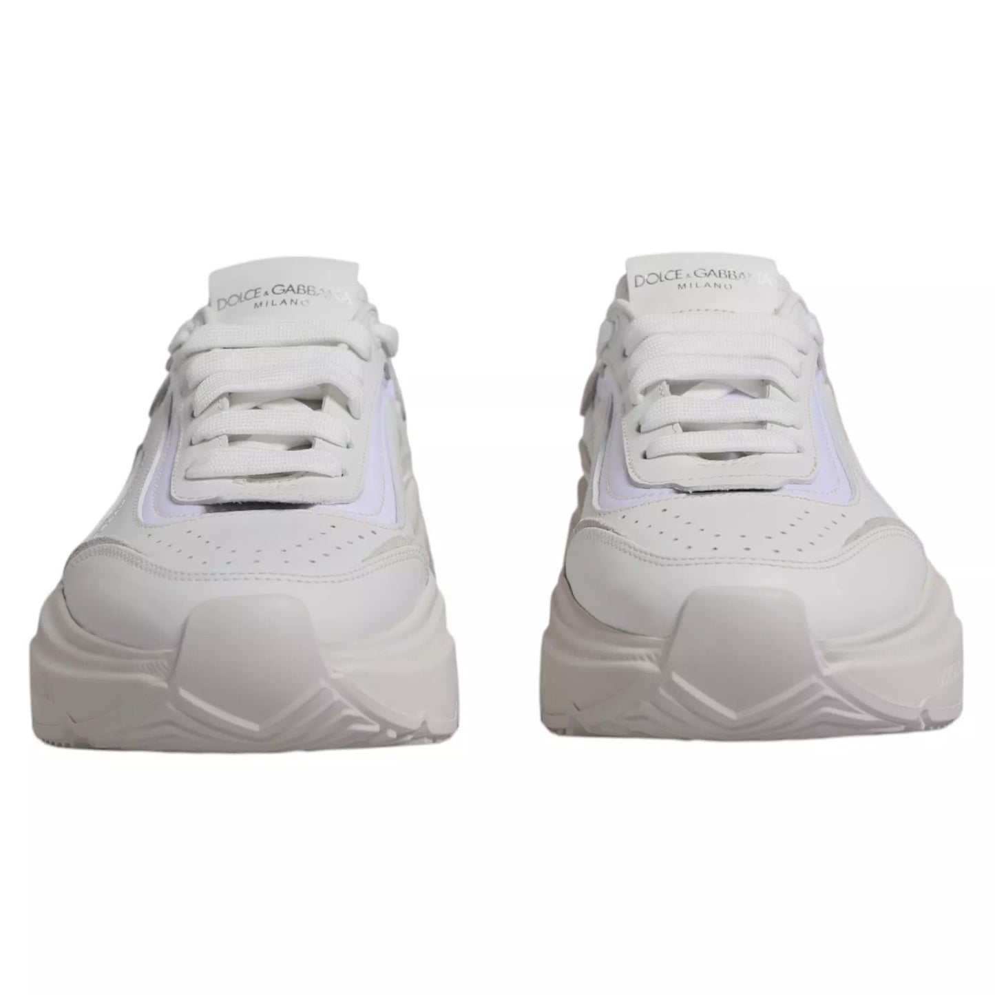Dolce & Gabbana Weiß Daymaster Low Top Herren Turnschuhe Schuhe