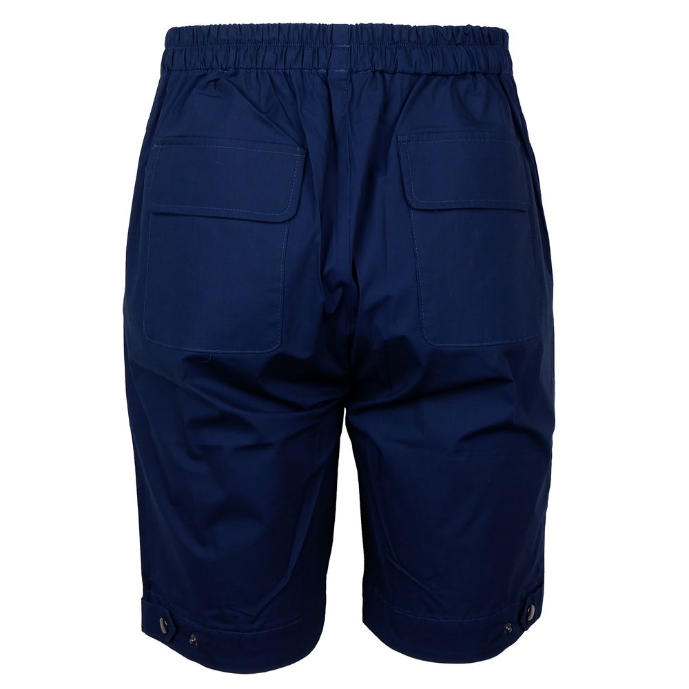 Alpha Studio Blaue Baumwollshorts