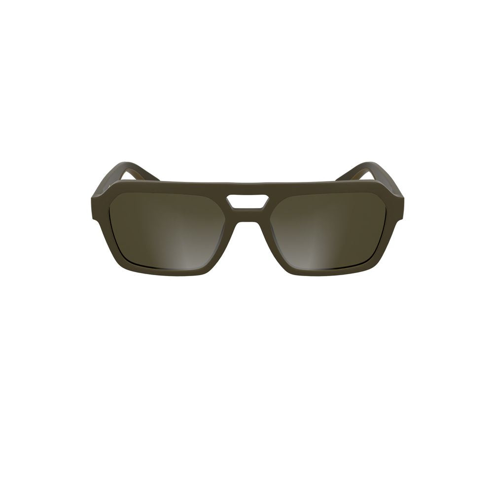 Calvin Klein Braunes biobasiertes Gewebe Männer Sonnenbrille