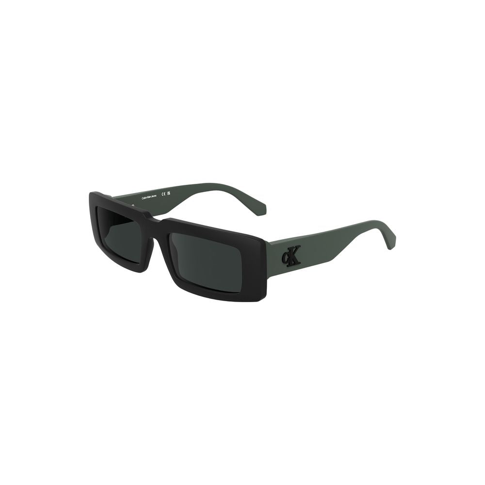 Calvin Klein Schwarze Sonnenbrille aus biobasiertem Stoff für Männer