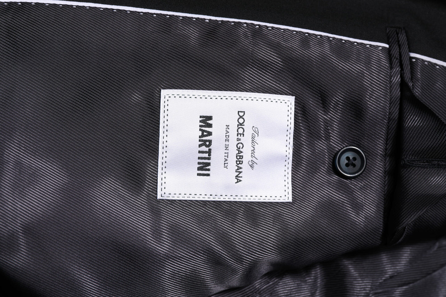 Dolce & Gabbana Dunkelblauer MARTINI Wollblazer Mantel Jacke
