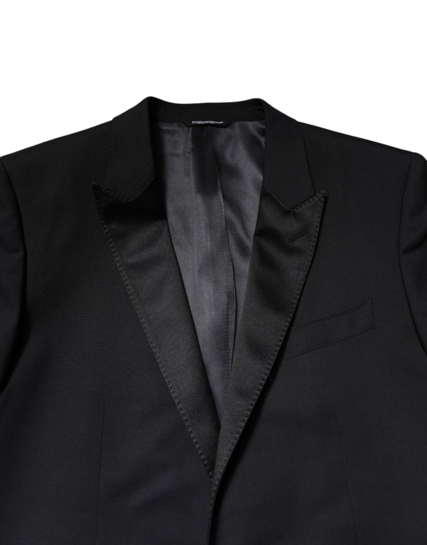Dolce & Gabbana Dunkelblauer MARTINI Wollanzug 2 Stück Jacke