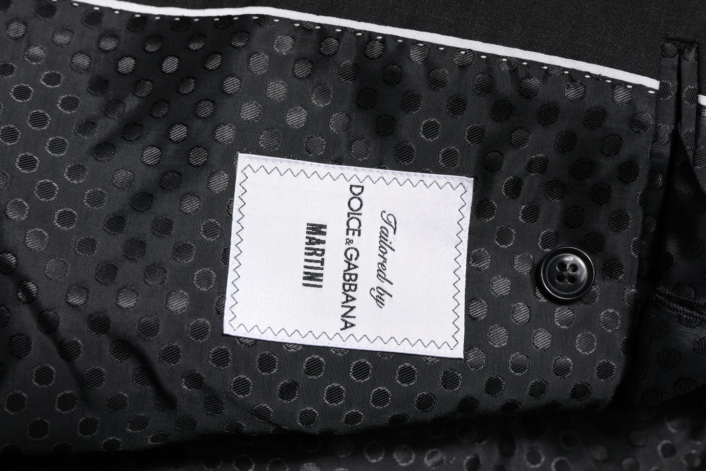 Dolce & Gabbana Dunkelgraue MARTINI Einreihige Jacke