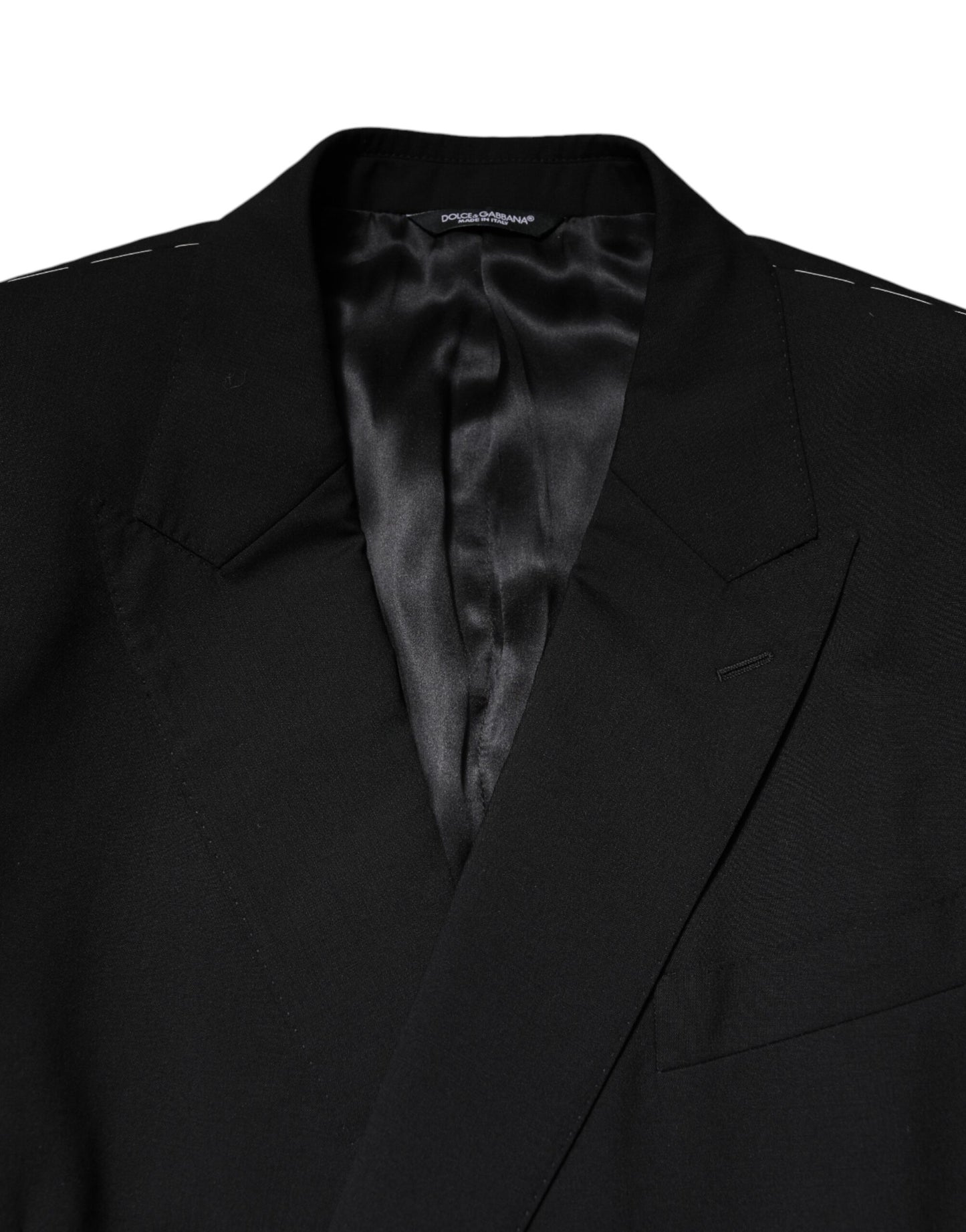 Dolce & Gabbana MARTINI Zweireihige Anzugjacke, schwarz