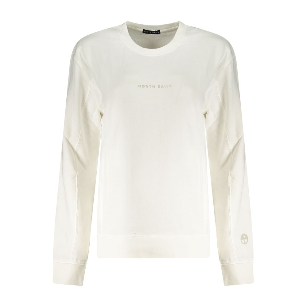 North Sails Weißer Baumwollpullover für Frauen