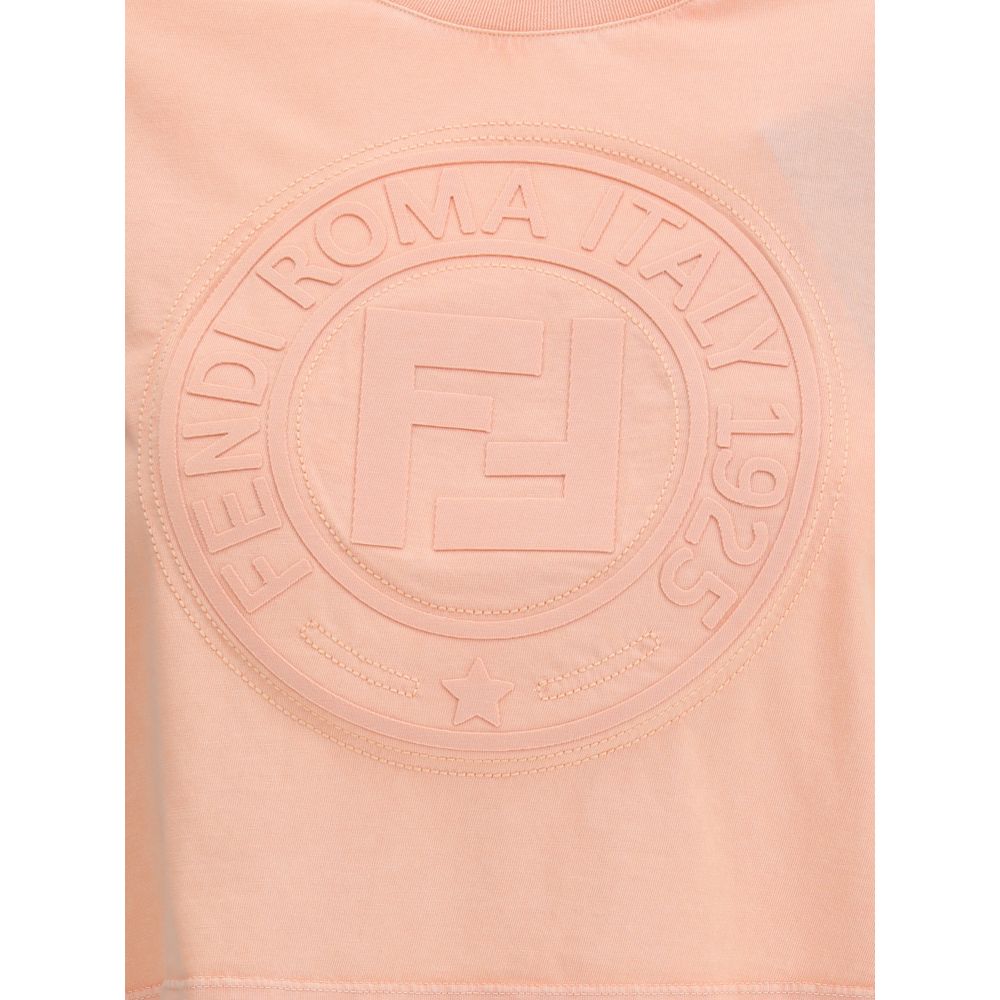 Fendi Beschnittenes T-Shirt