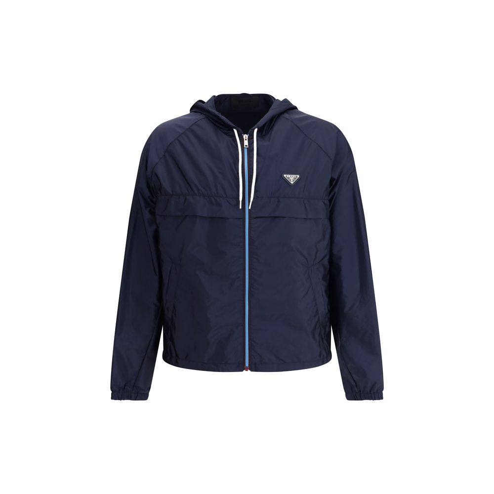Prada Wasserdichte Jacke mit Kapuze