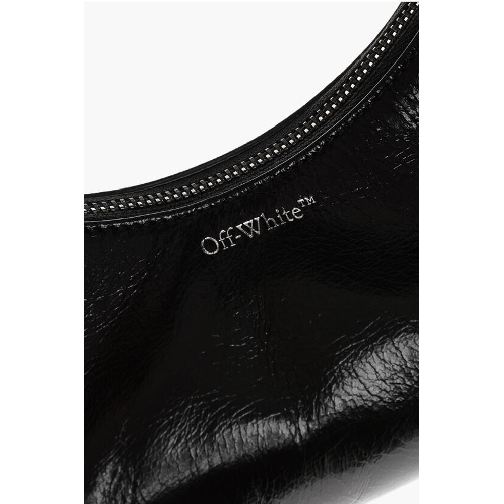 Off-White ARCADE Umhängetasche aus Lackleder