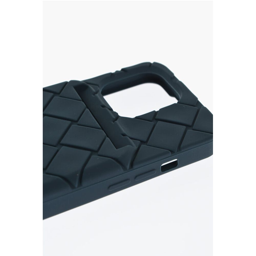 Bottega Veneta Geflochtene Iphone 13 Pro Hülle mit externem Kartenhalter