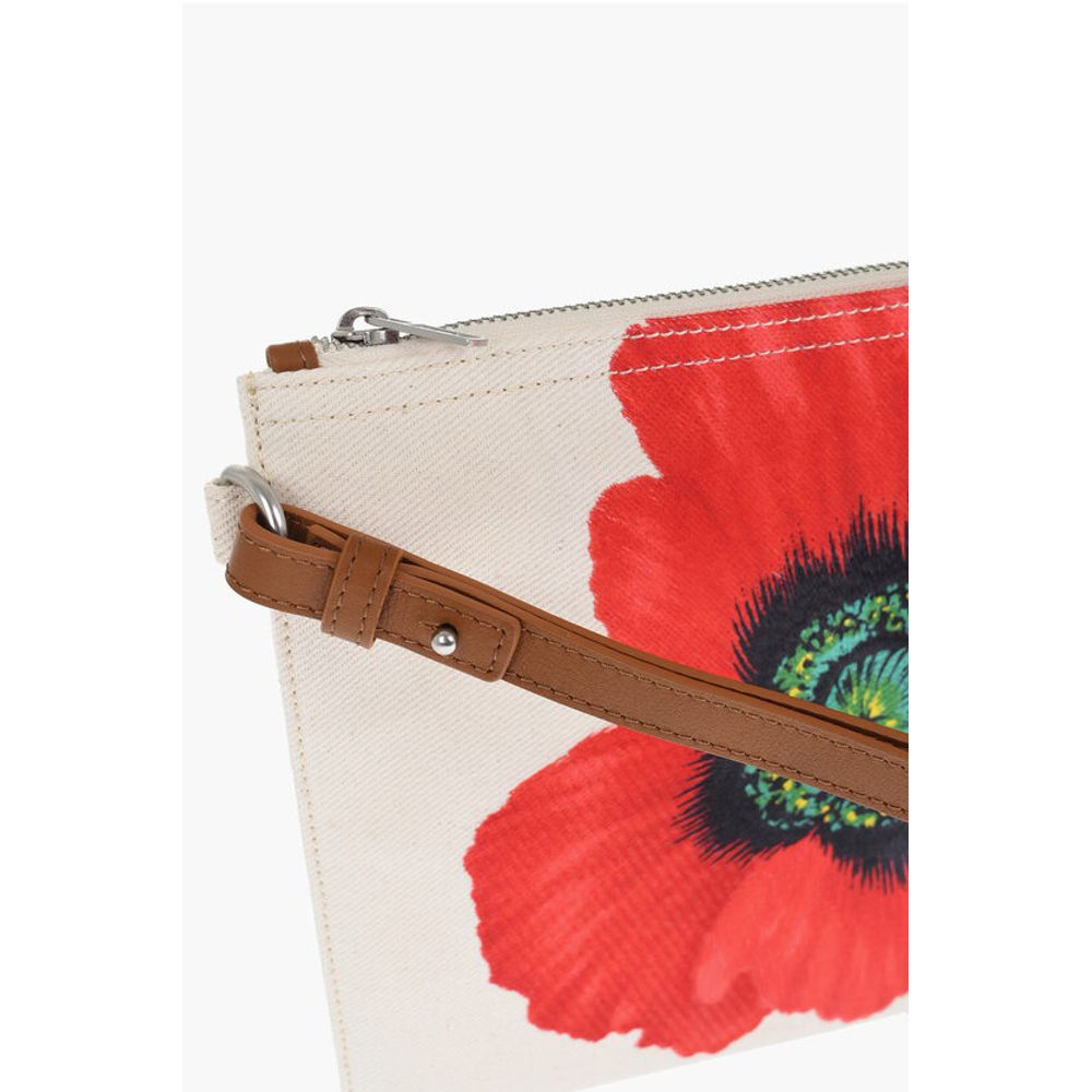 Kenzo Clutch Bag aus weißer Baumwolle