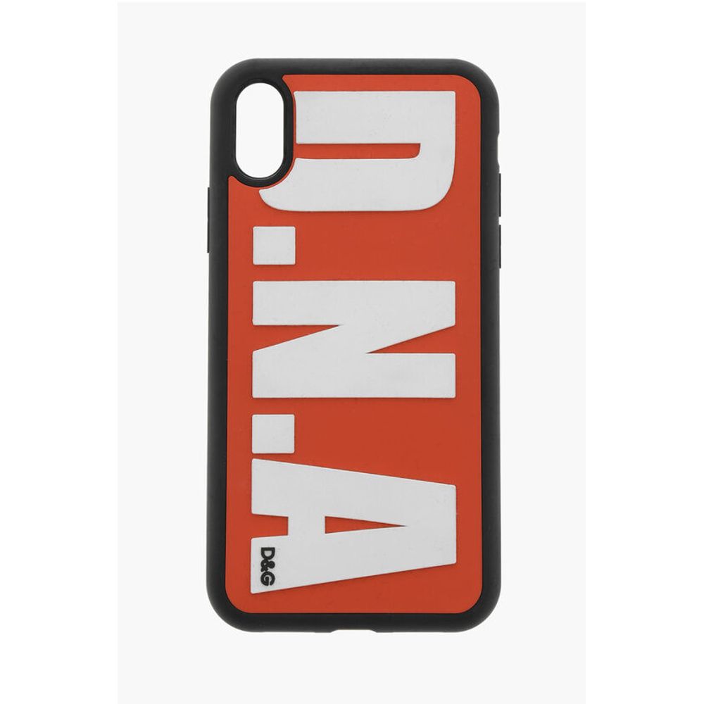 Dolce & Gabbana D.N.A Gummi XR Iphone Hülle mit geprägtem Logo