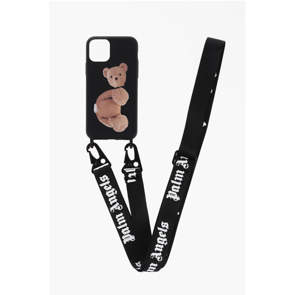 Palm Angels Teddy gedruckt 11Pro Hals Iphone Fall