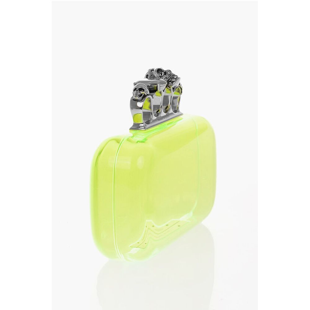 Alexander McQueen Durchsichtige FOUR RING Hartschalentasche