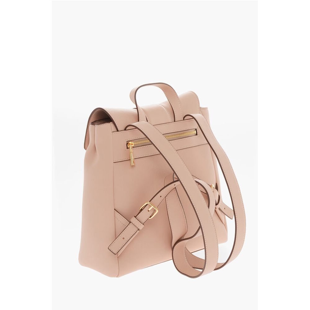 Moschino LOVE Kunstlederrucksack mit herzförmigen Klammern