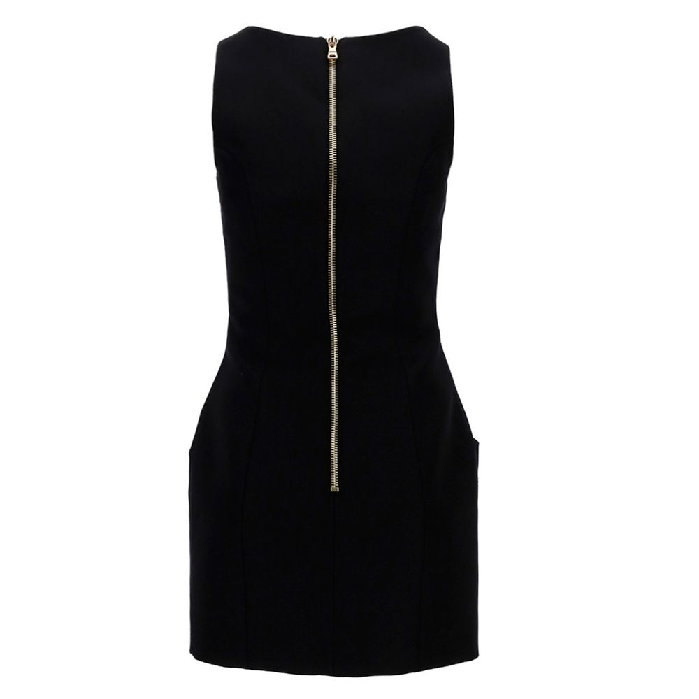 Balmain Schwarzes Kleid aus Wolle für Frauen